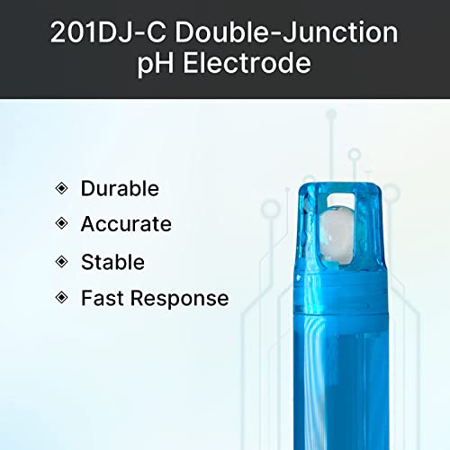 Apera Instruments 201DJ-C AI3115 - Electrodo combinado de pH de doble unión