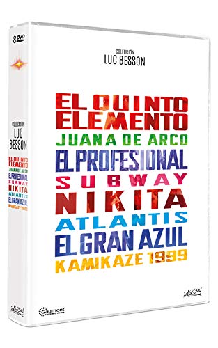 Luc Besson (DVD) Pack 8 peliculas: El quinto elemento / Juana de Arco / El Profesional / Subway / Nikita / Atlantis / El gran azul / Kamikaze 1999