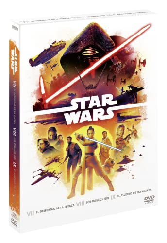 Star Wars Episodios 7-9 (DVD) (Ediciones remasterizadas): El Despertar de la Fuerza, Los Ultimos Jedi, El Ascenso de Skywalker
