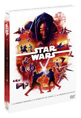 Star Wars Episodios 1-3 (DVD) (Ediciones remasterizadas): La Amenaza Fantasma, El Ataque de los Clones, La Venganza de los Sith