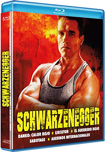 Schwarzenegger (Blu-ray) Pack 5 peliculas: Danko: Calor Rojo / Ejecutor / El Guerrero Rojo / Sabotaje / Asesinos internacionales